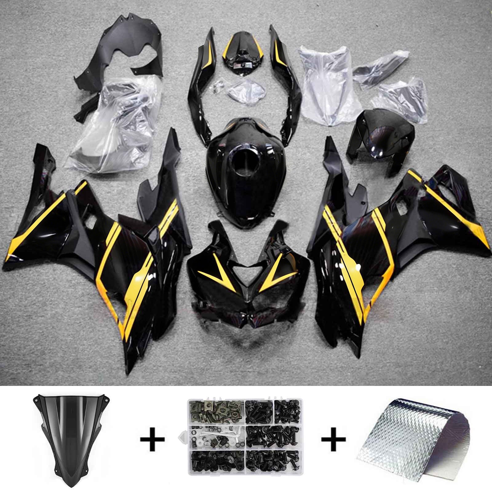 Kit carena iniezione Kawasaki Ninja ZX-25R ZX-4R ZX-4RR 2019-2024