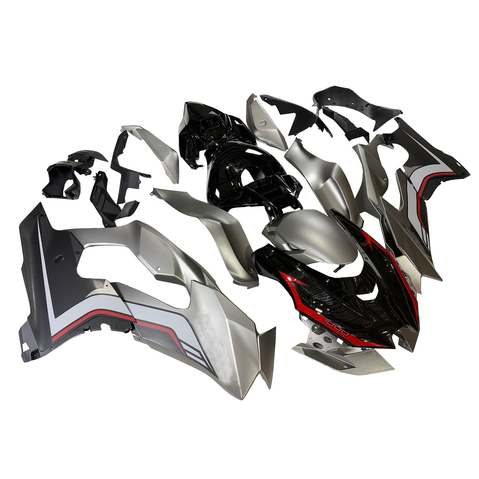 Amotopart Kawasaki ZX-10R ZX10R 2021-2023 Kit de carénage Carrosserie ABS