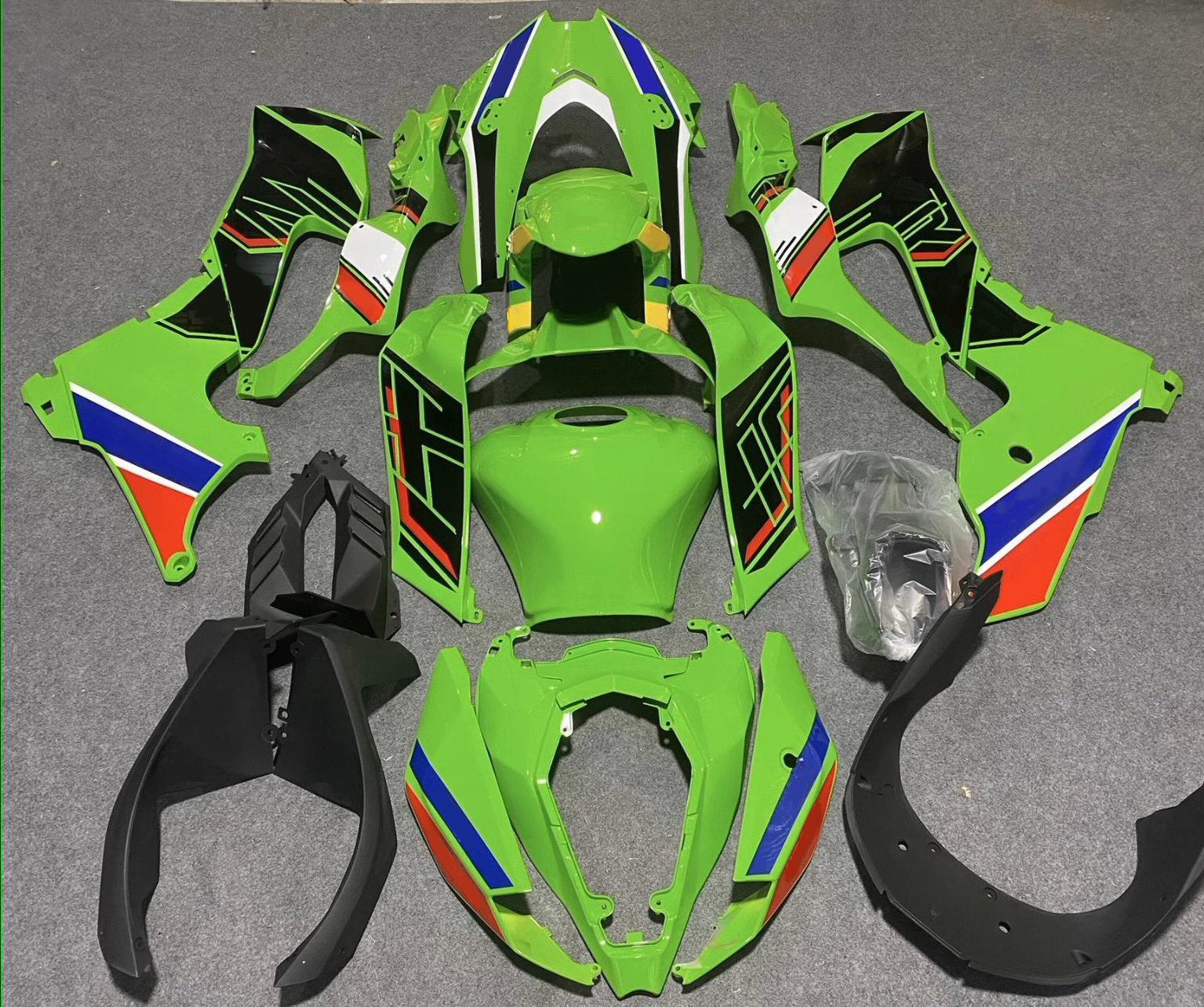 Kit de carénage d'injection Kawasaki ZX-10R ZX-10RR 2021-2024 ABS