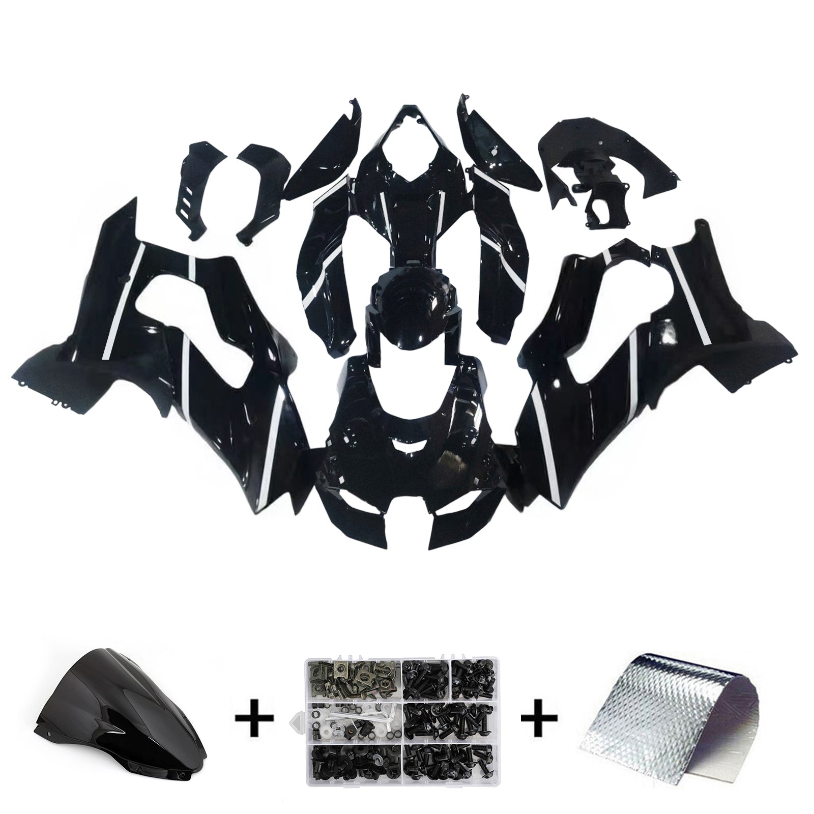 Kit de carénage d'injection Kawasaki ZX-10R ZX-10RR 2021-2024 ABS