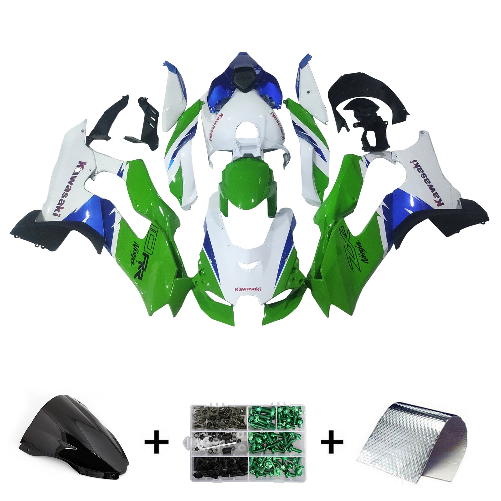 Kawasaki ZX-10R ZX-10RR 2021-2024 Zestaw owiewek wtryskowych ABS