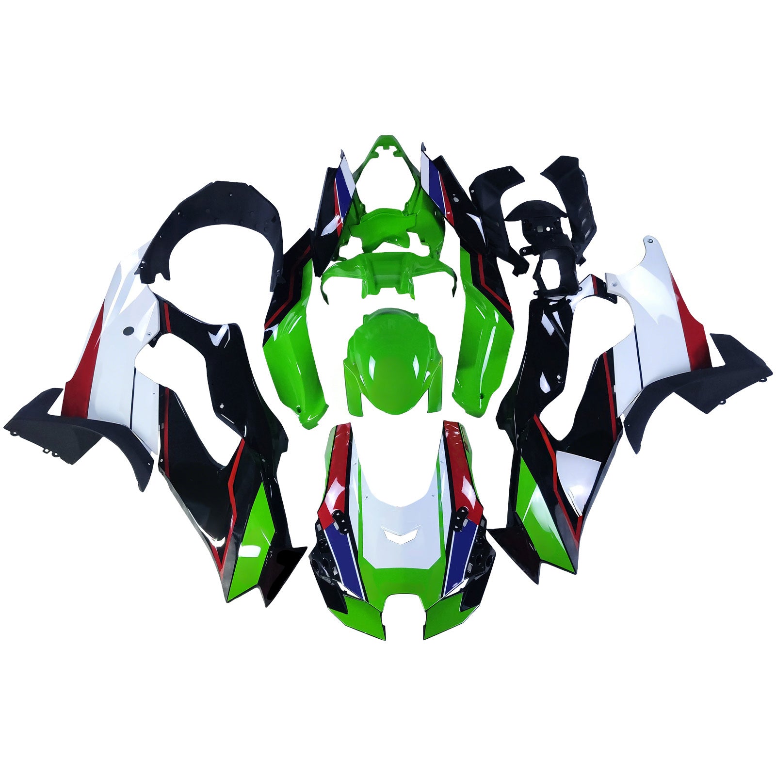Kit de carénage d'injection Kawasaki ZX-10R ZX-10RR 2021-2024 ABS