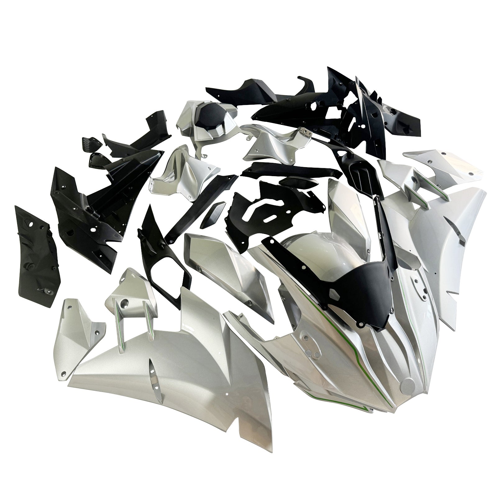 Kit de carénage par , carrosserie en plastique ABS ABS fit Pour Kawasaki Ninja H2 2015-2022
