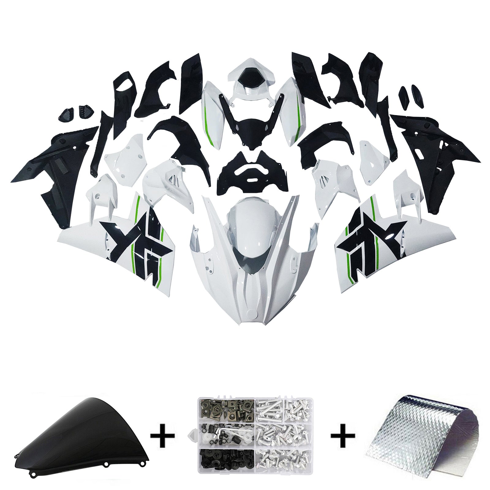 Kit Carena Iniezione Kawasaki Ninja H2 2015-2022 Carrozzeria ABS