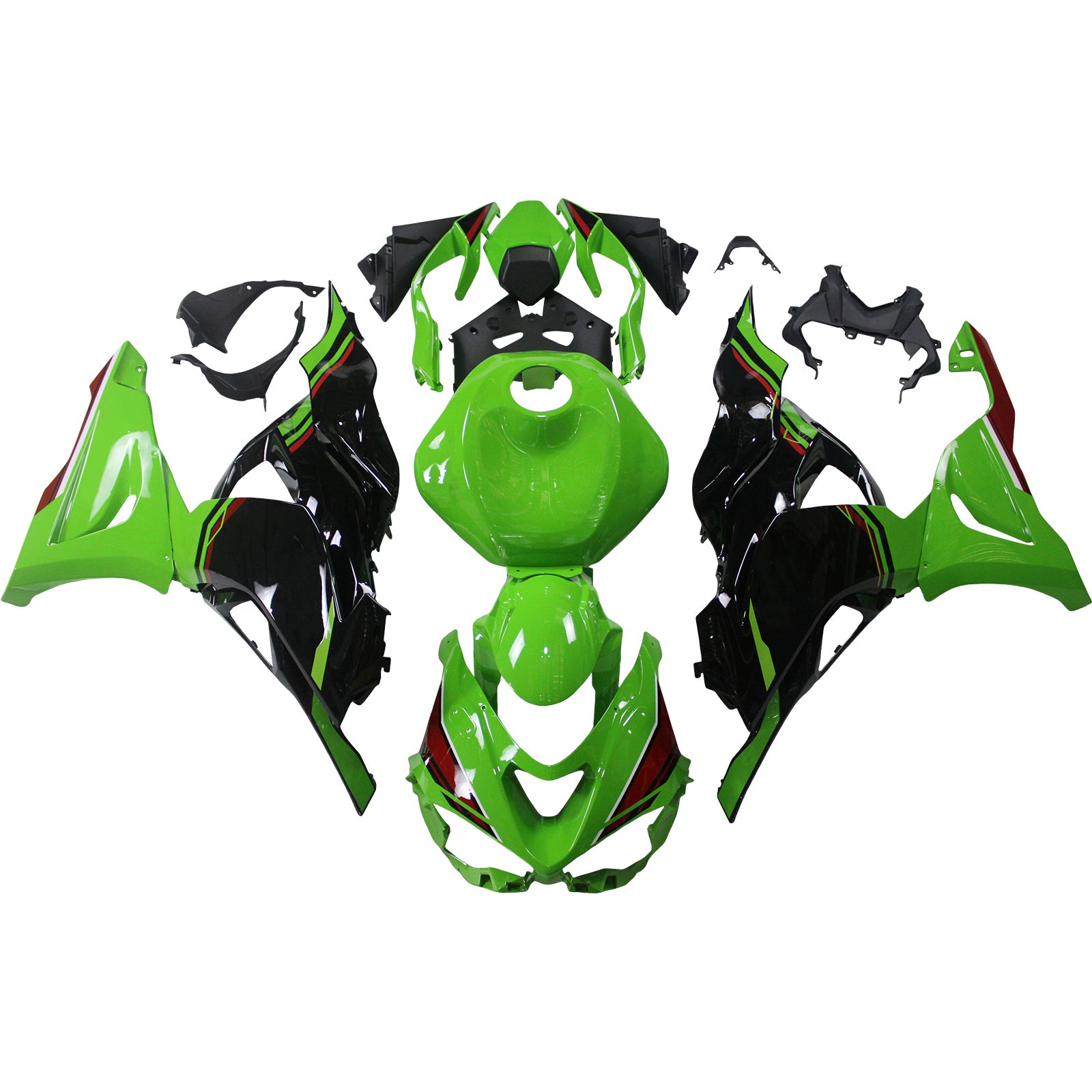 Kawasaki ZX-6R ZX6R 2024 Kit di carenatura a iniezione, carrozzeria in plastica ABS