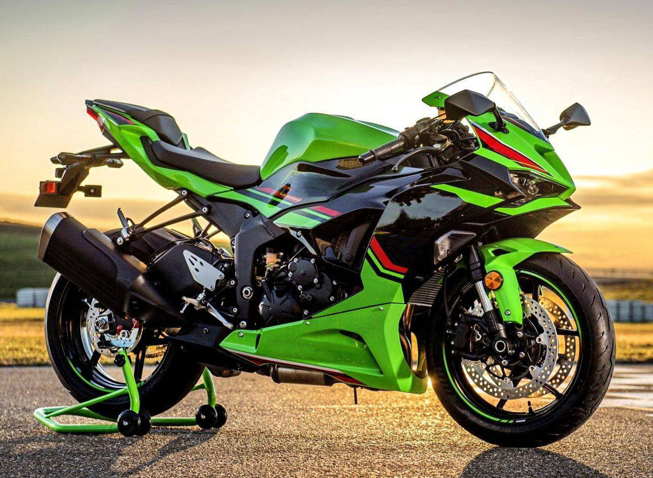 Kawasaki ZX-6R ZX6R 2024 Kit di carenatura a iniezione, carrozzeria in plastica ABS