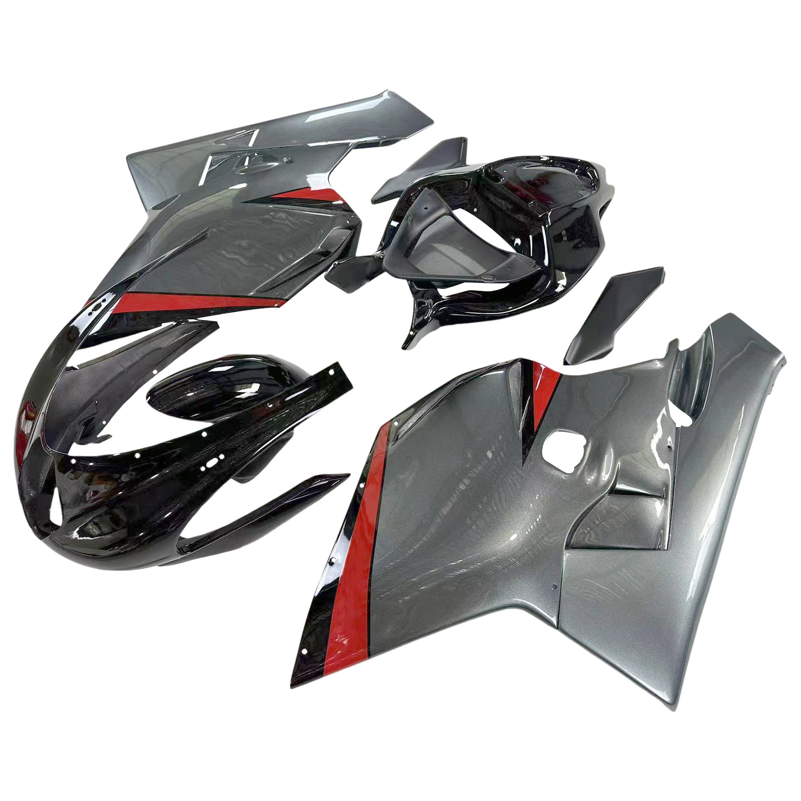 Amotopart MV Agusta F4 1000 2005-2007 Kit Carénage Carrosserie Plastique ABS