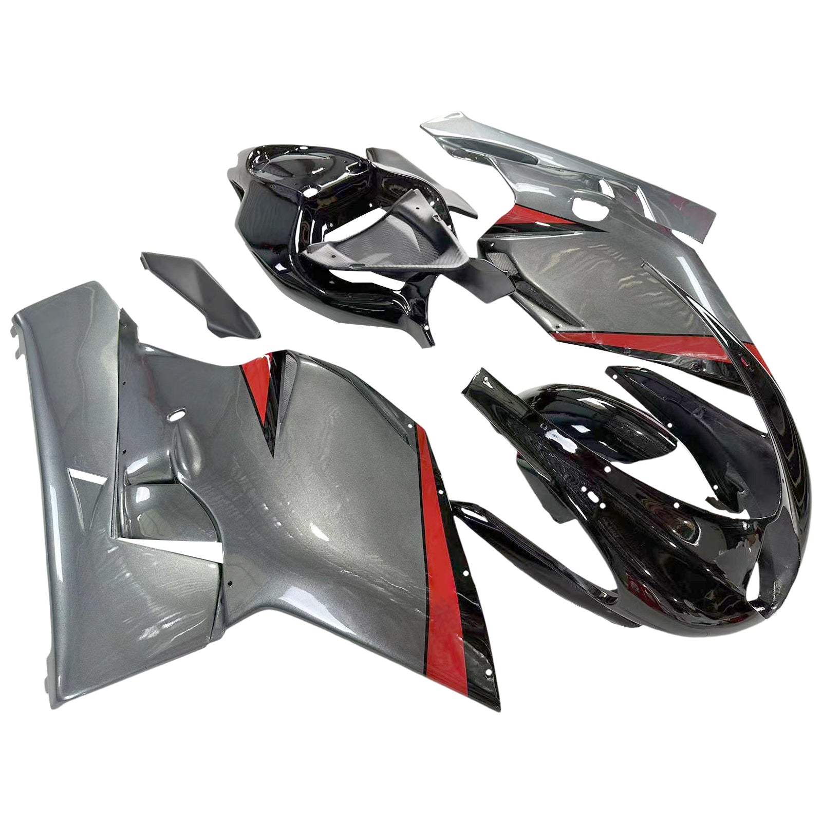 Amotopart MV Agusta F4 1000 2005-2007 Kit Carénage Carrosserie Plastique ABS