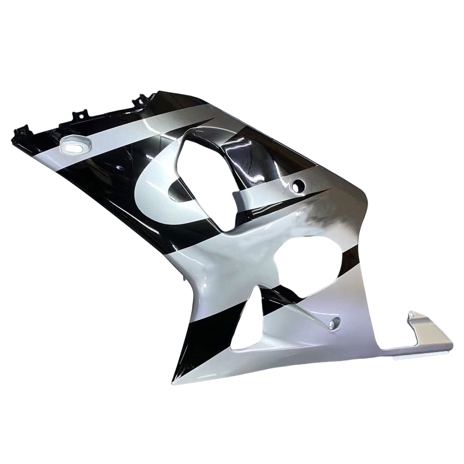 Carenados Amotopart 2000-2002 Suzuki GSXR 1000 Plata y Negro Genérico
