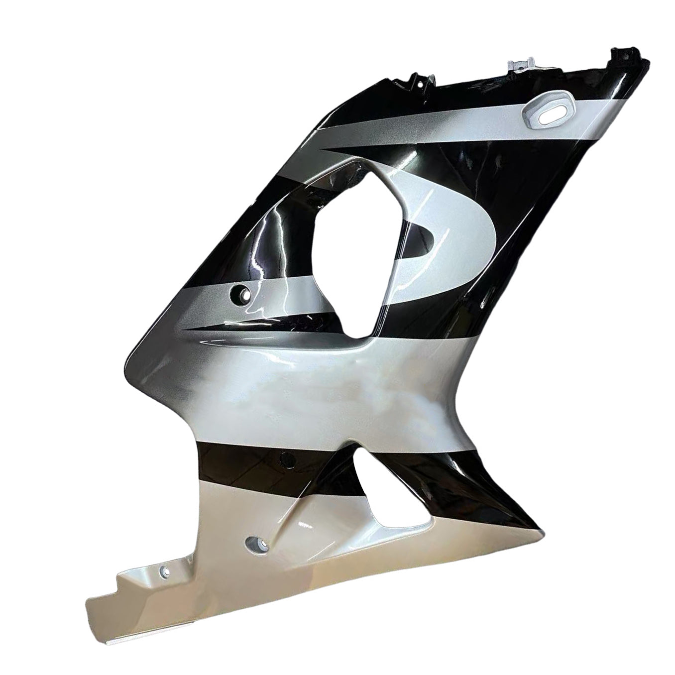 Carenados Amotopart 2000-2002 Suzuki GSXR 1000 Plata y Negro Genérico