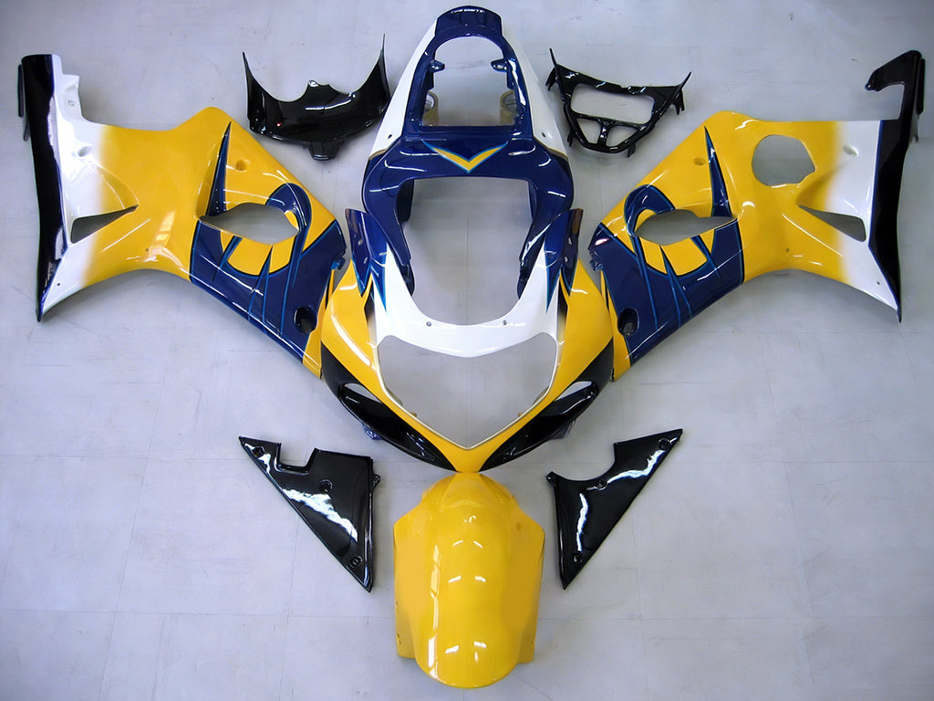 Habitaciones AMOTOPART 2000-2002 Suzuki GSXR 1000 Corona amarilla y azul GSXR Generic