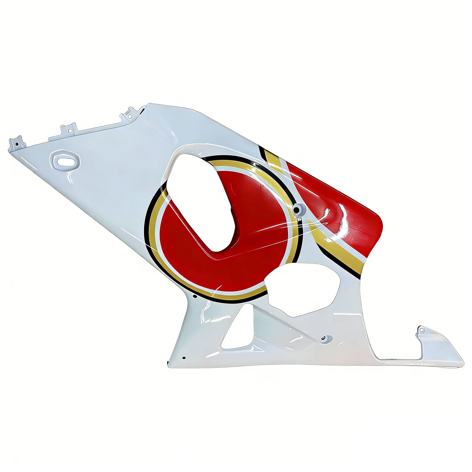 Amotopart Carénages 2000-2002 Suzuki GSXR 1000 White and Red Lucky Strike Generic