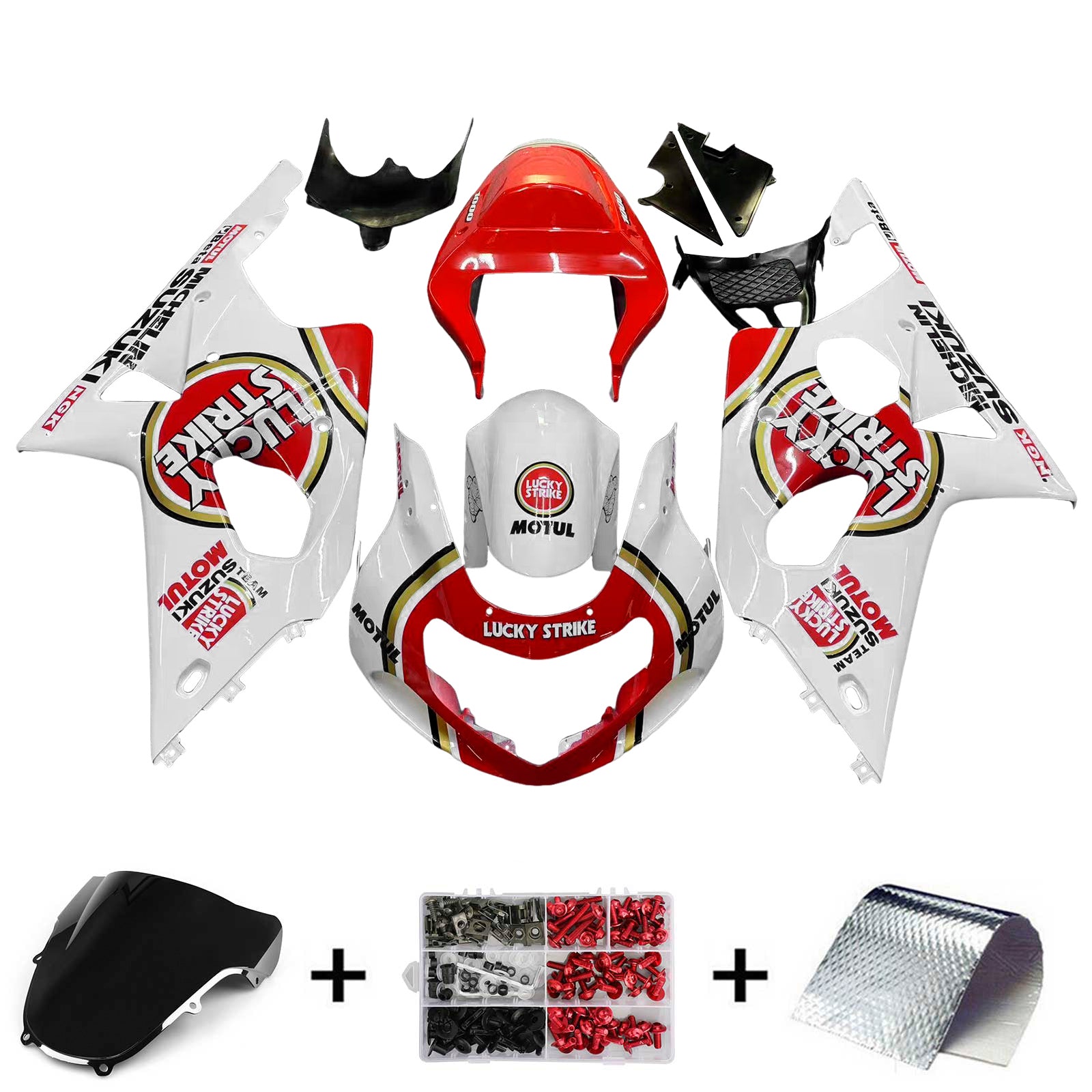 Amotopart Suzuki GSXR1000 2000-2002 K1 K2 suojasarja