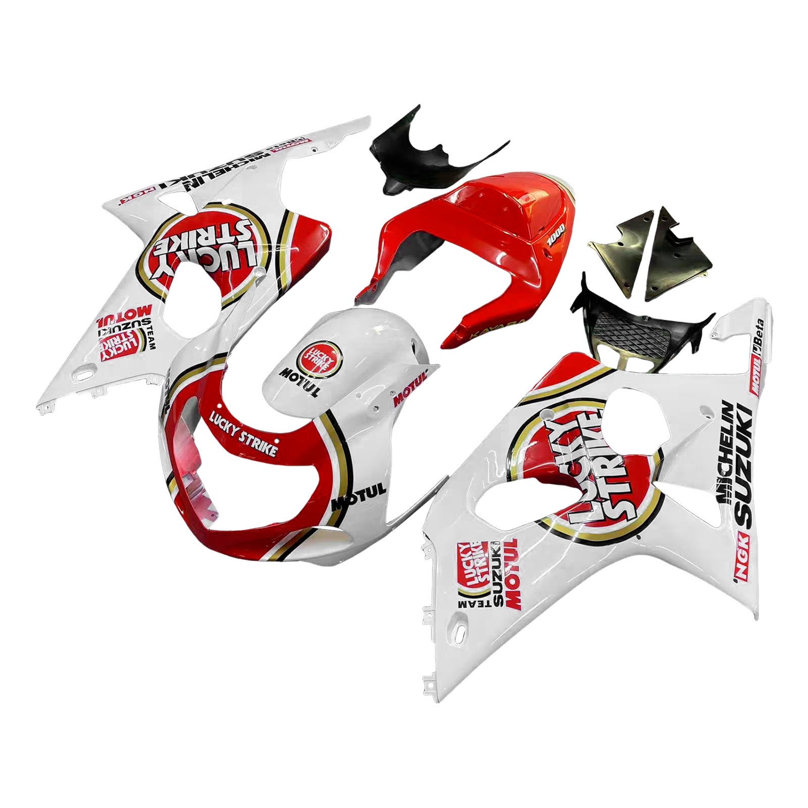 Amotopart Suzuki GSXR1000 2000-2002 Kit de carénage K1 K2