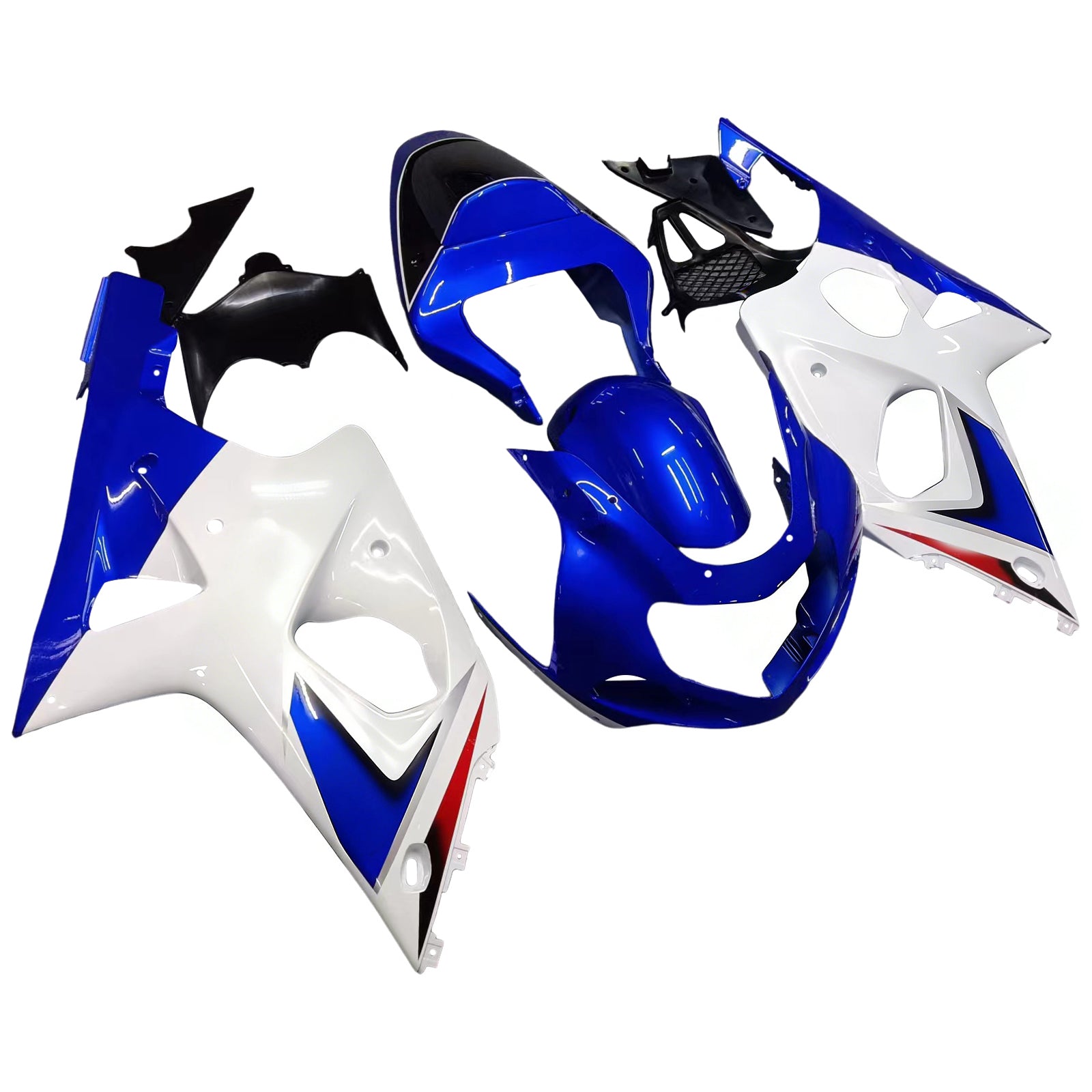 Amotopart Suzuki GSXR1000 2000-2002 Kit de carénage K1 K2