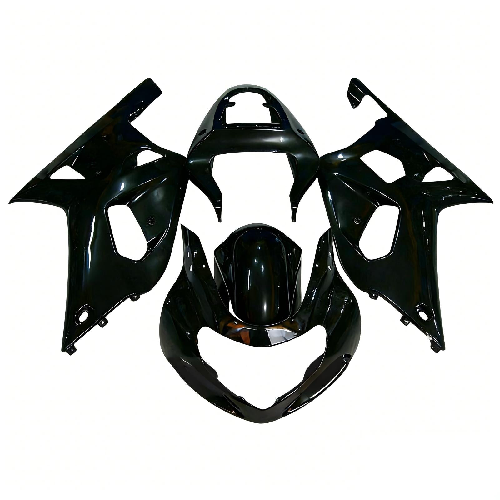 Amotopart Suzuki GSXR1000 2000-2002 K1 K2 Kit de carénage carrosserie plastique ABS