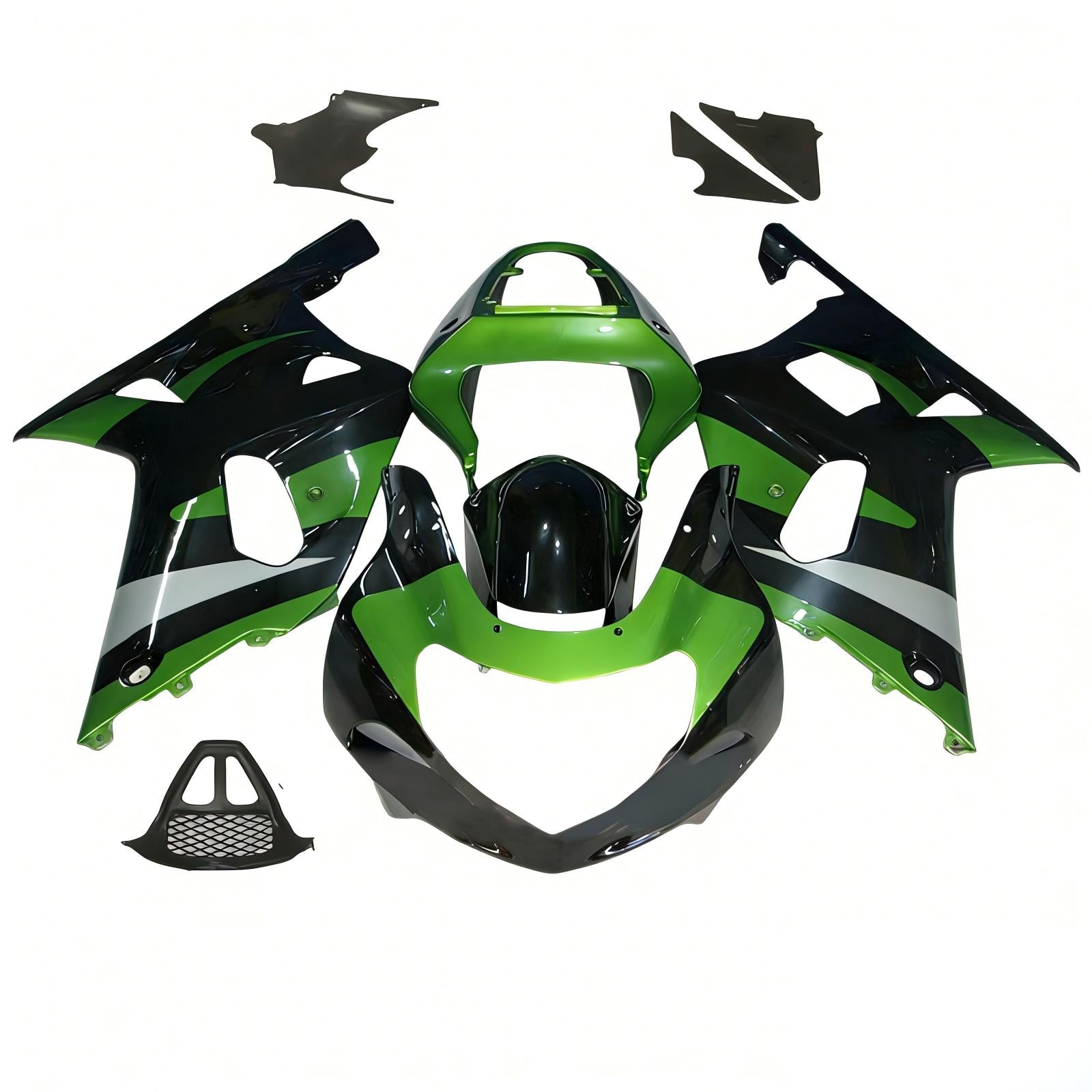 Amotopart Suzuki GSXR1000 2000-2002 K1 K2 Kit carenatura carrozzeria in plastica ABS