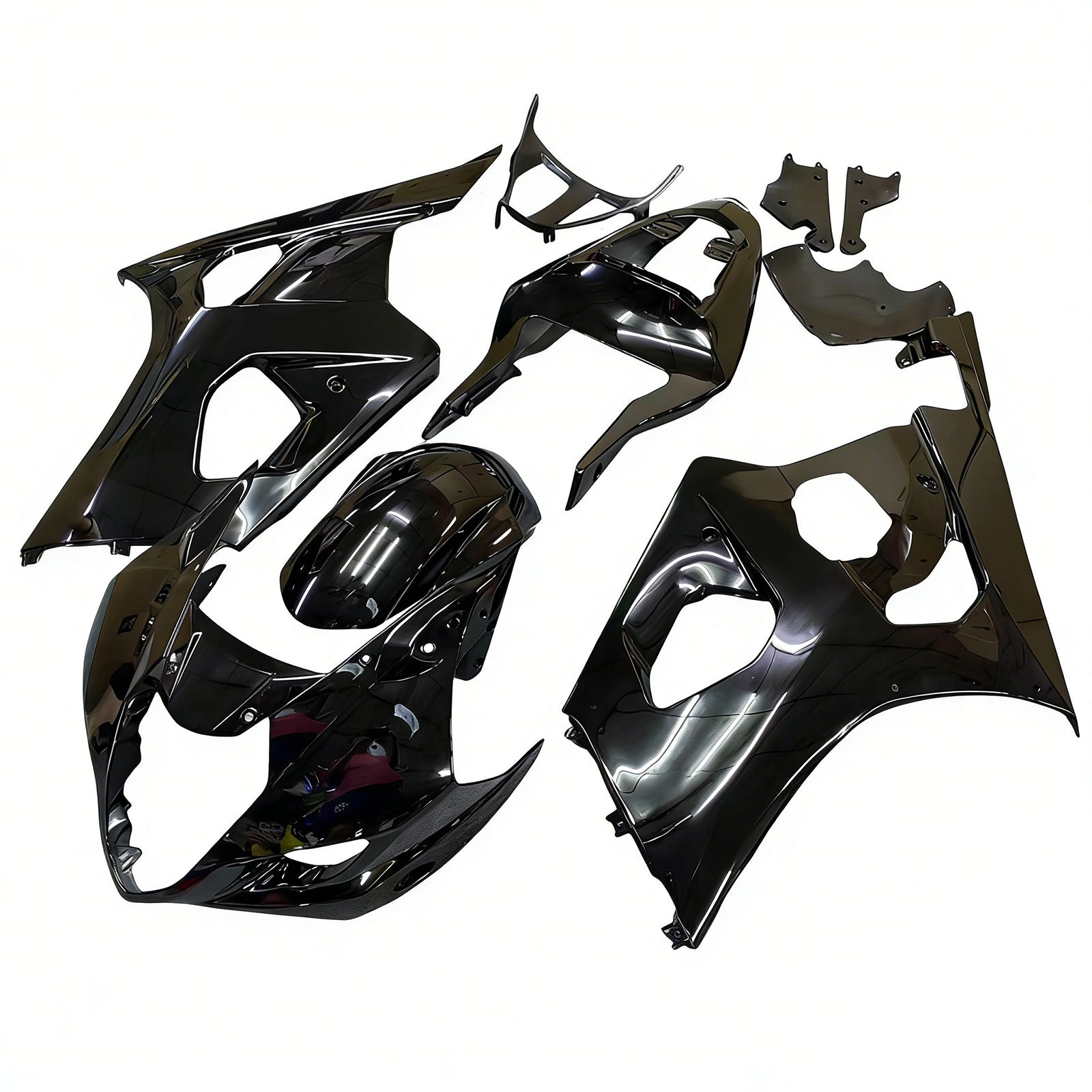 Carénages Amotopart 2003-2004 Suzuki GSXR 1000 Noir Suzuki GSXR Generic
