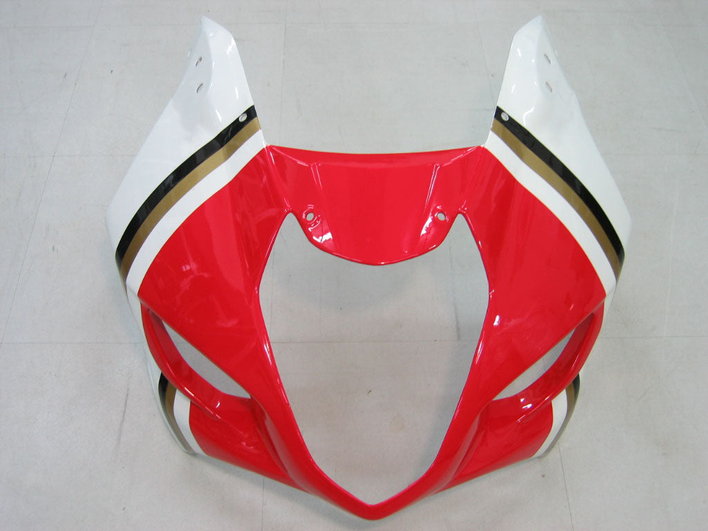 Amotopart Carénages 2003-2004 Suzuki GSXR 1000 Blanc & Rouge Lucky Strike Generic