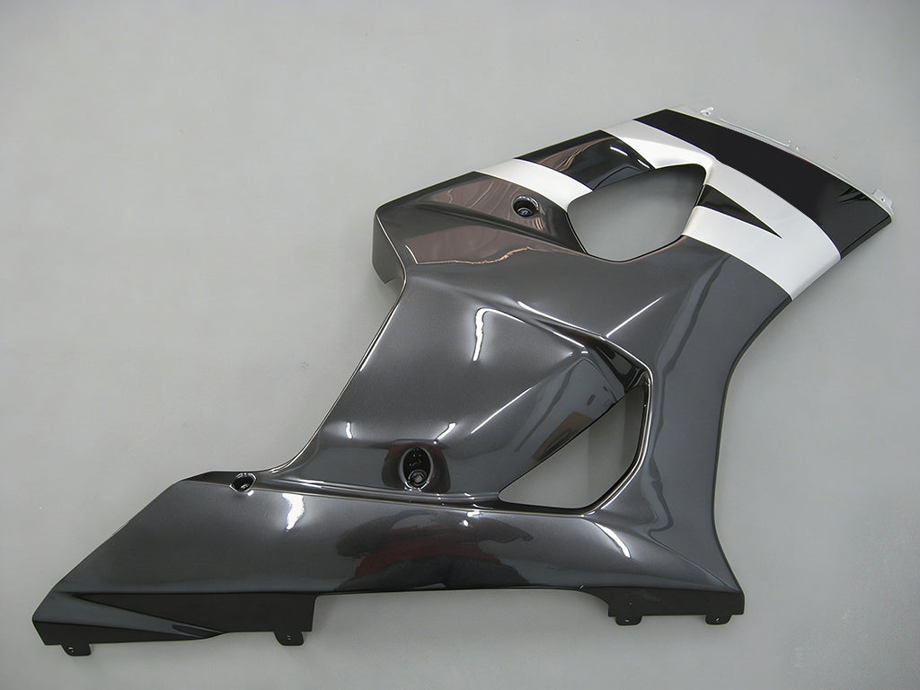 Amotopart Carénages 2003-2004 Suzuki GSXR 1000 Noir & Blanc GSXR Generic