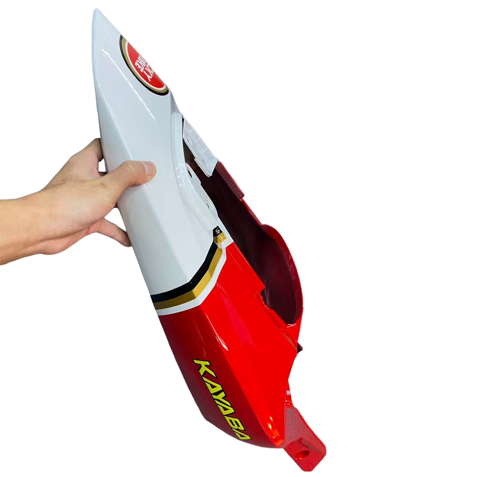 Owiewki Amotopart 2003-2004 Suzuki GSXR 1000 biało-czerwone Lucky Strike Generic