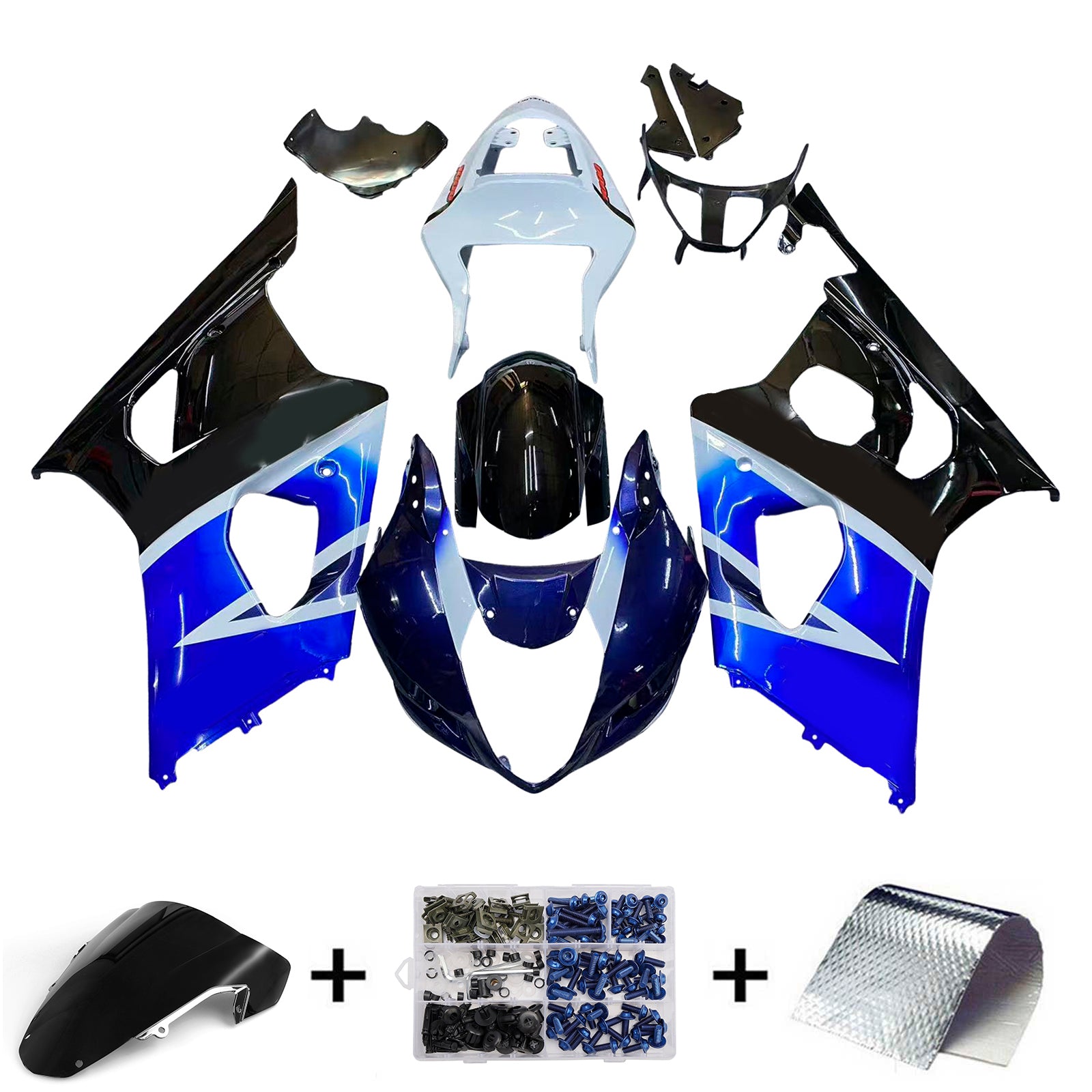 Injection Fairing Kit Bodywork Plastic ABS fit For Suzuki GSXR1000 2003-2004