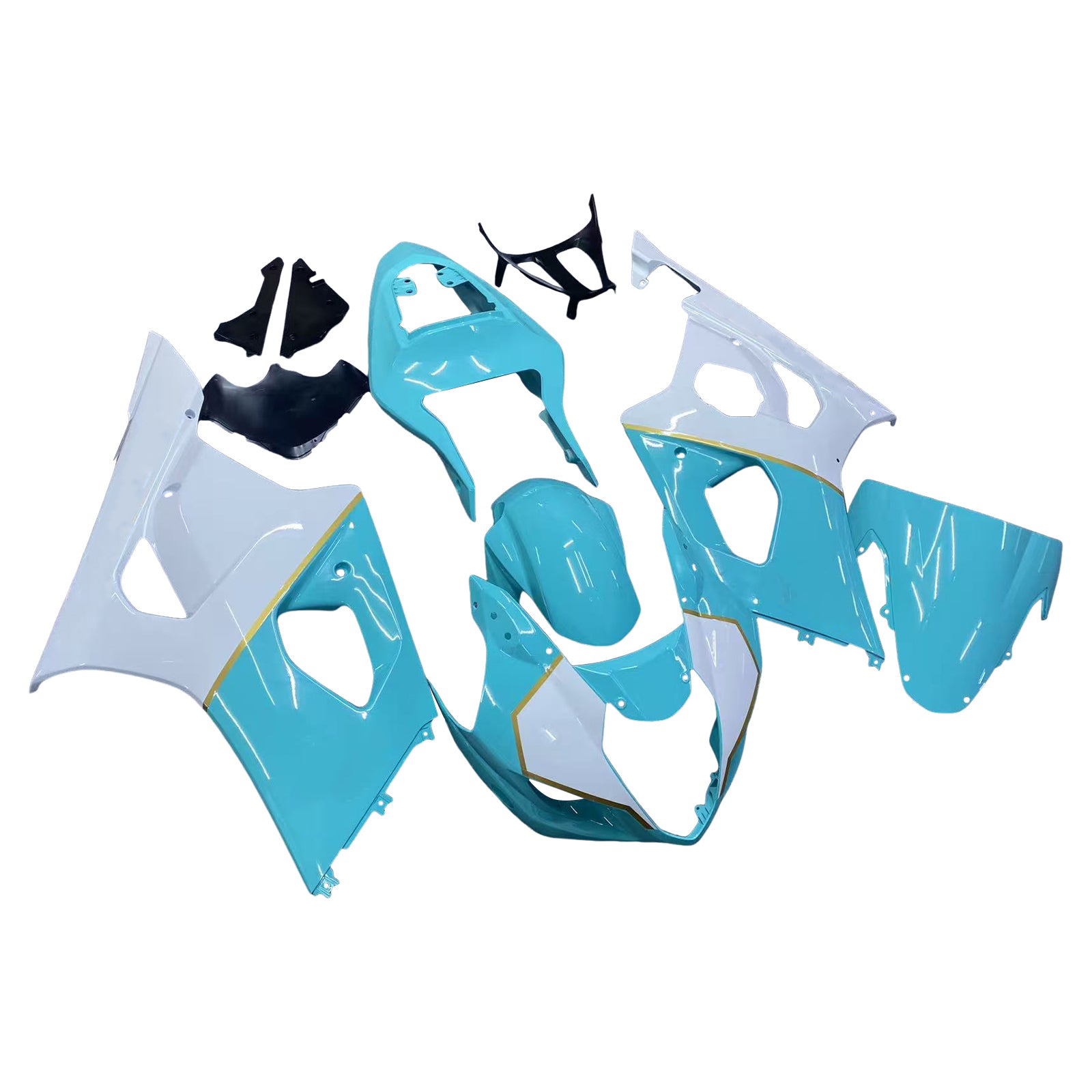 Amotopart Suzuki GSXR1000 2003-2004 Kit de carénage K3