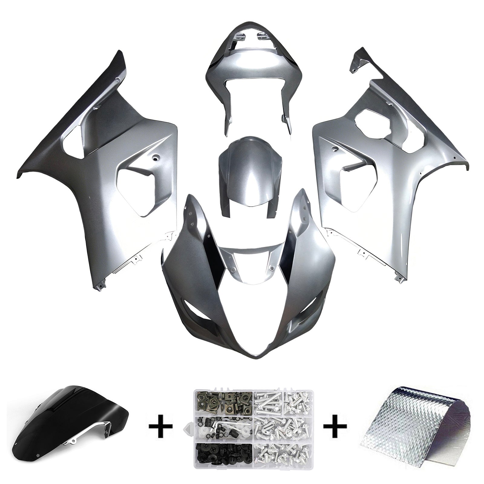 Amotopart Suzuki GSXR1000 2003-2004 K3 Kit Carroserie Plastic Abs