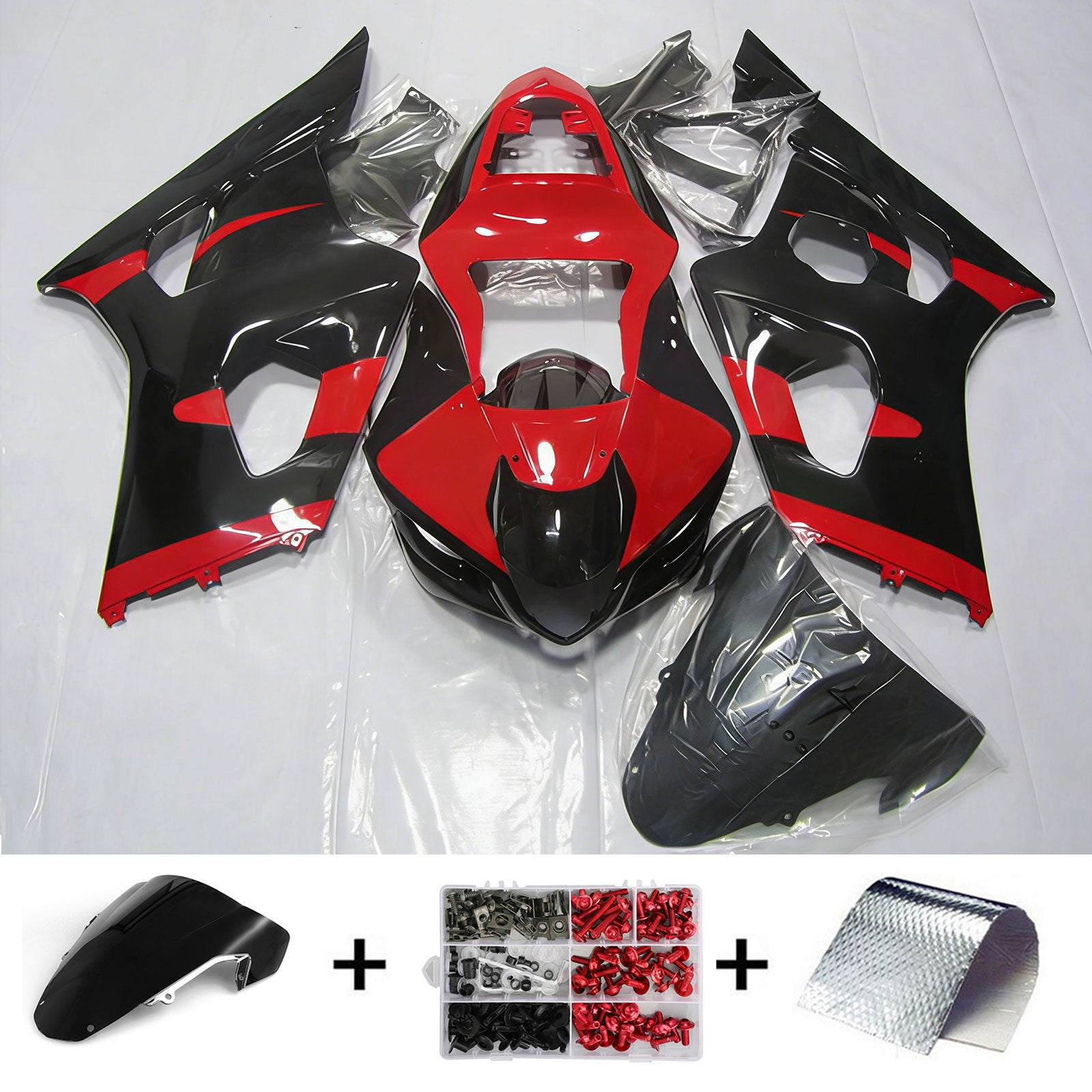 Amotopart Suzuki GSXR1000 2003-2004 K3 Kit Carroserie Plastic Abs
