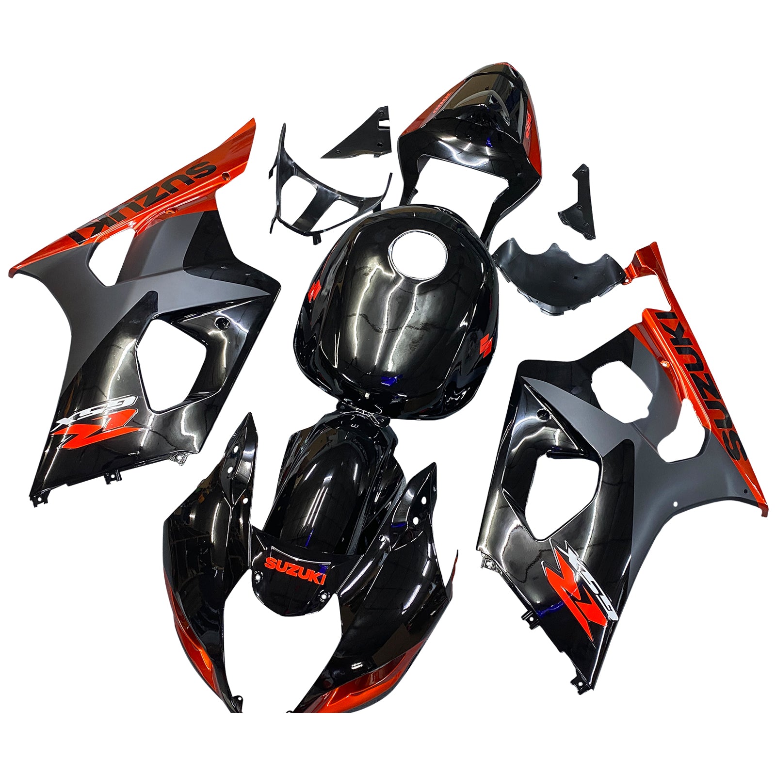 Amotopart Suzuki GSXR1000 2003-2004 K3 Kit Carroserie Plastic Abs