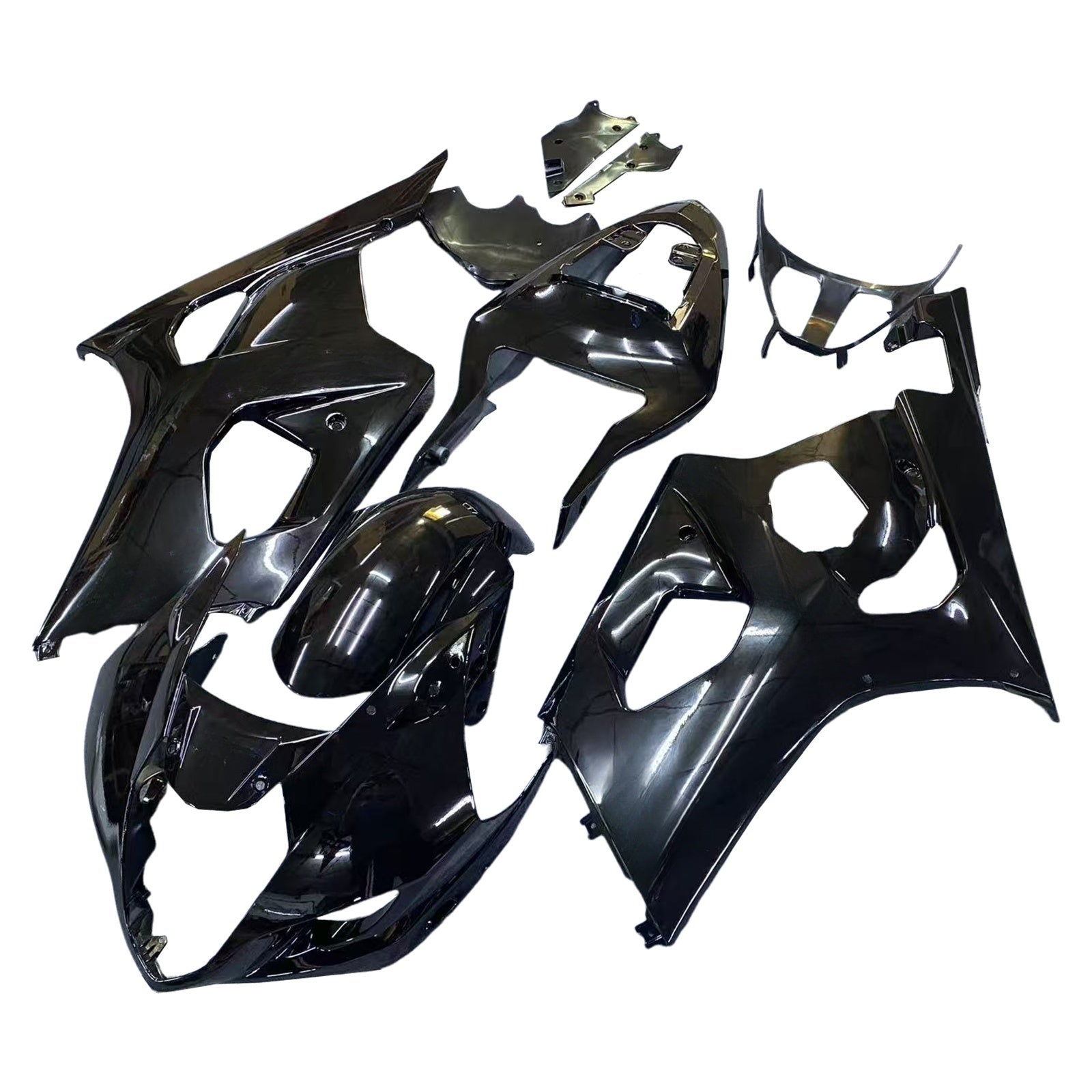 2003-2004 Suzuki GSXR1000 K3 Kit de carenado de inyección Carrocería de plástico ABS
