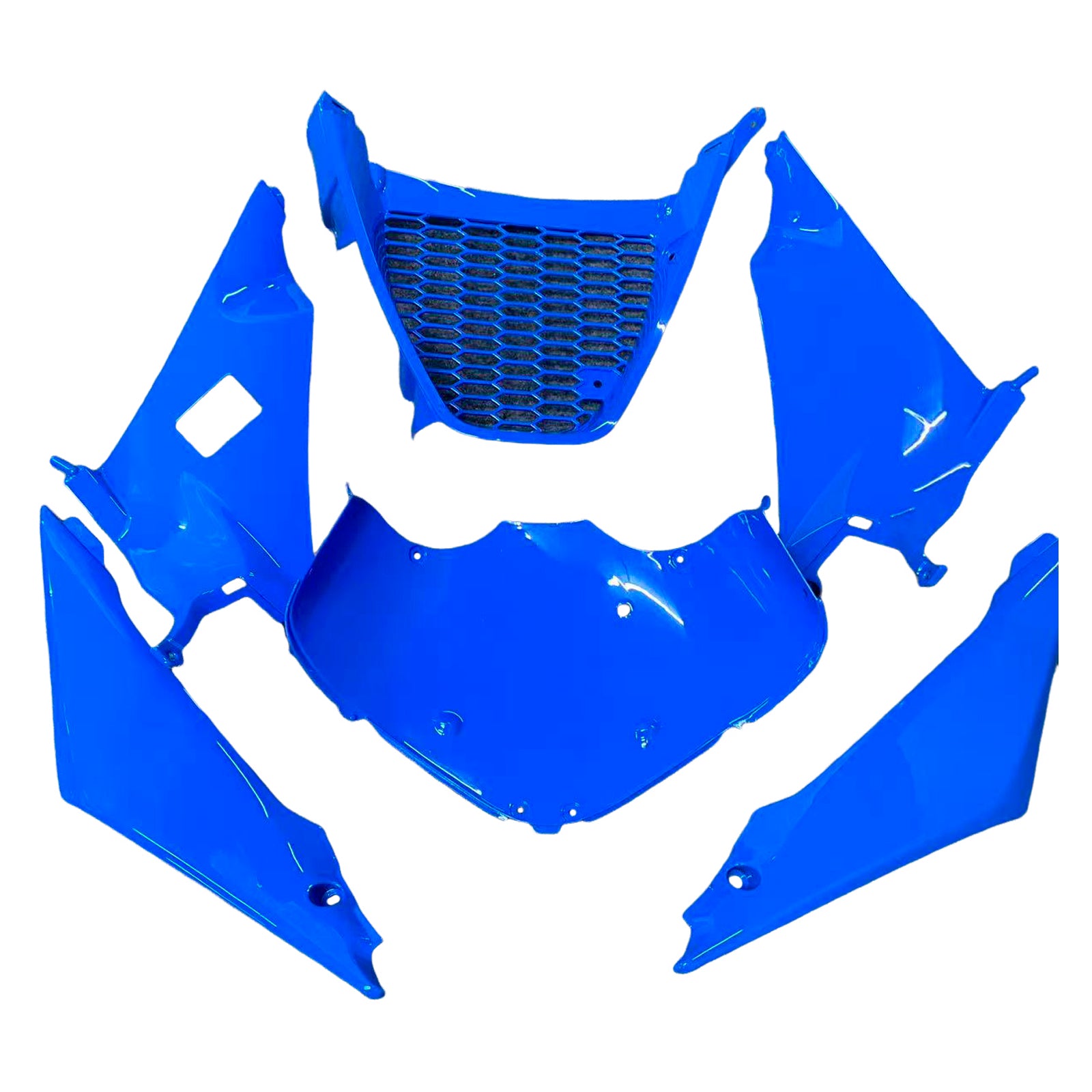 Carénages Amotopart 2005-2006 Suzuki GSXR 1000 Bleu Rizla Generic