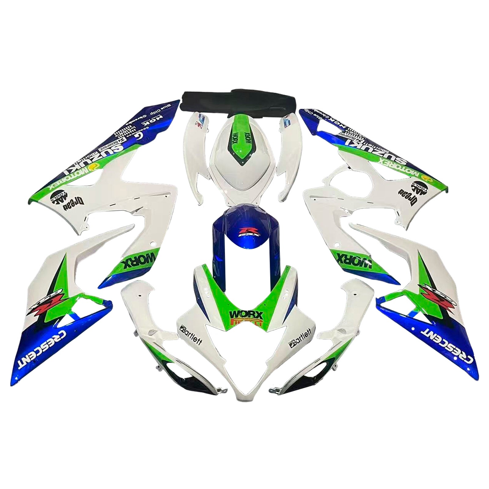 Carene Amotopart 2005-2006 Suzuki GSXR 1000 Multi-Color Crescent Generico