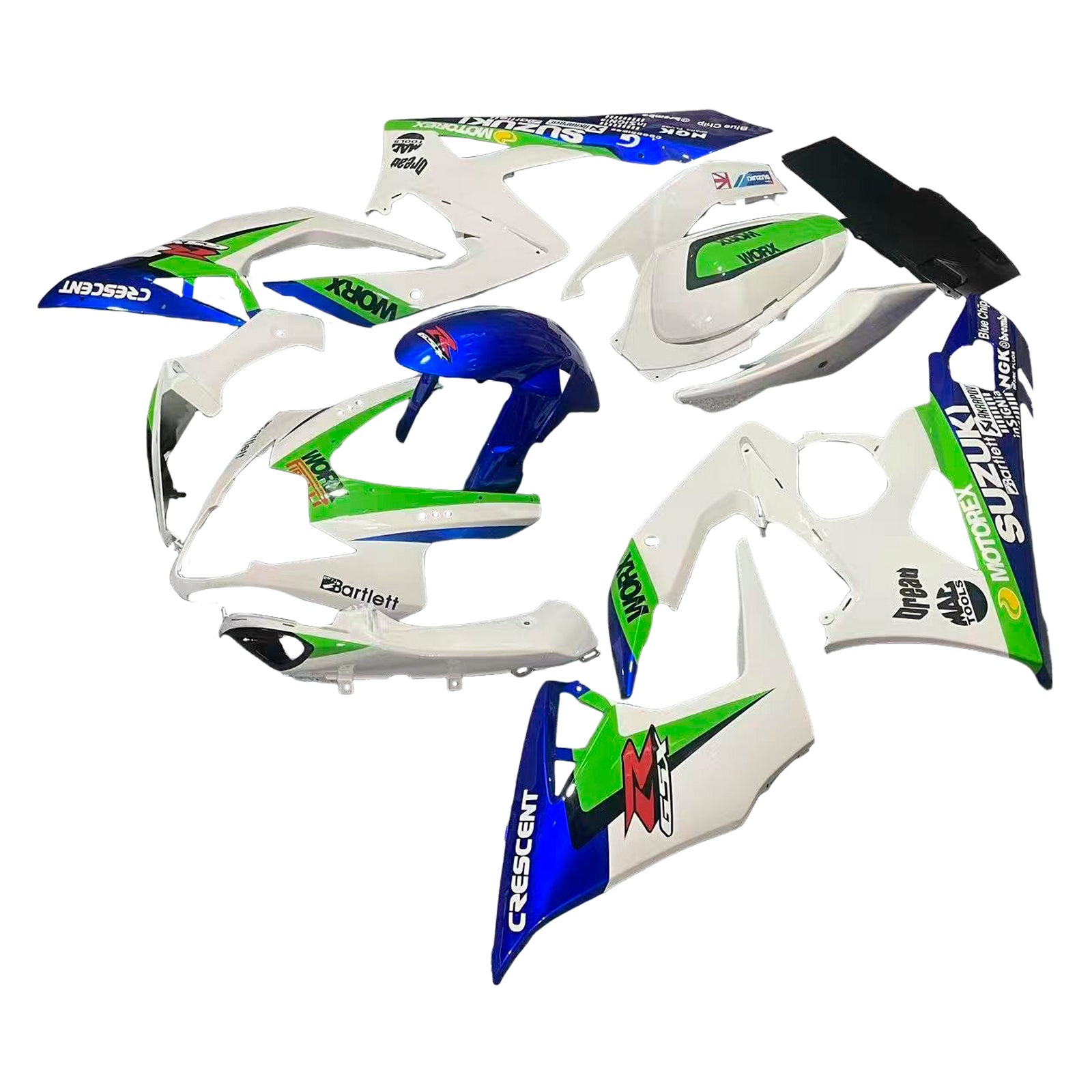 Carene Amotopart 2005-2006 Suzuki GSXR 1000 Multi-Color Crescent Generico