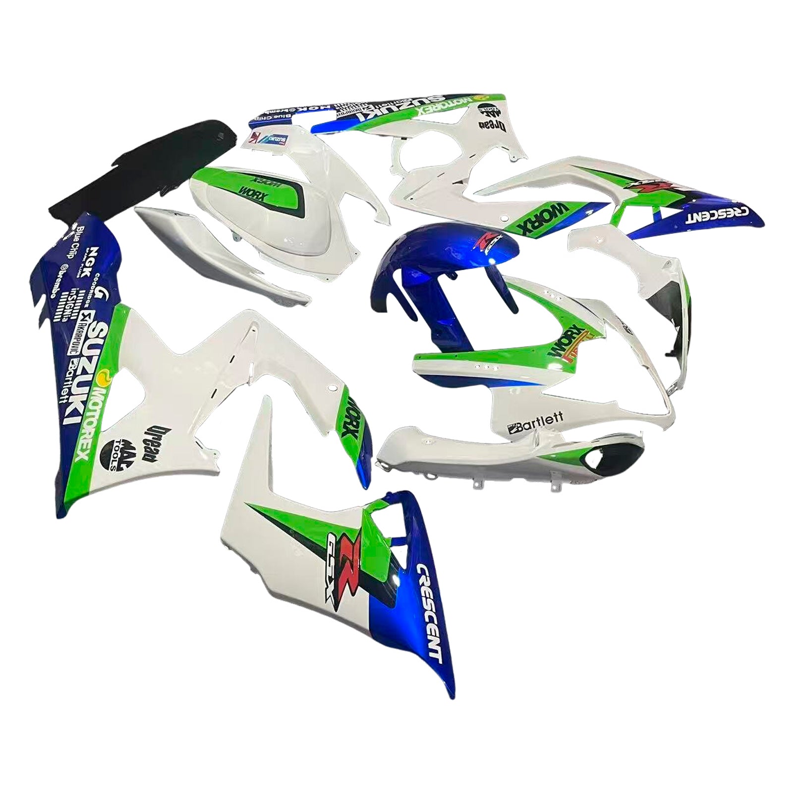 Carene Amotopart 2005-2006 Suzuki GSXR 1000 Multi-Color Crescent Generico