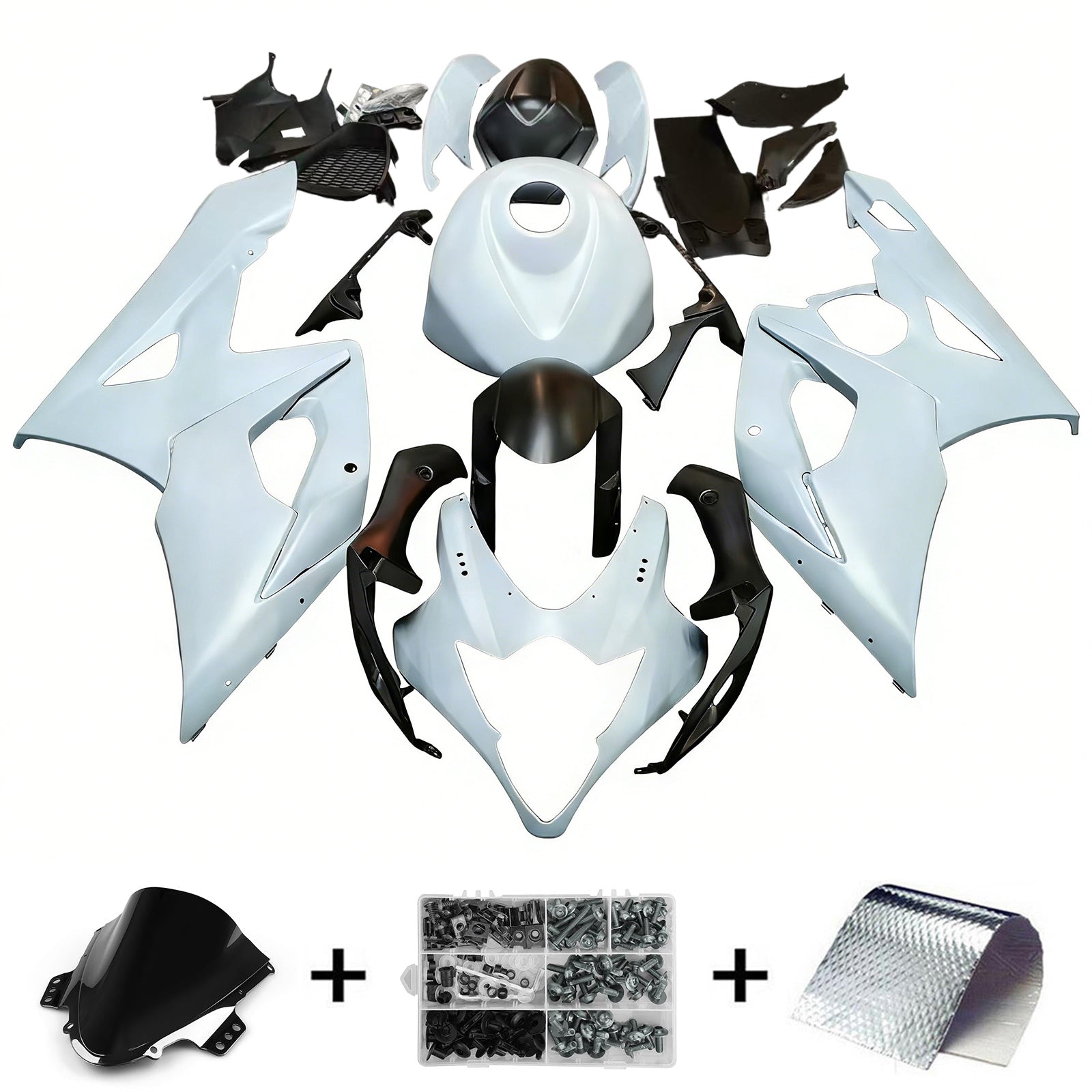 Amotopart Suzuki GSXR1000 2005-2006 K5 Kit de carénage carrosserie plastique ABS