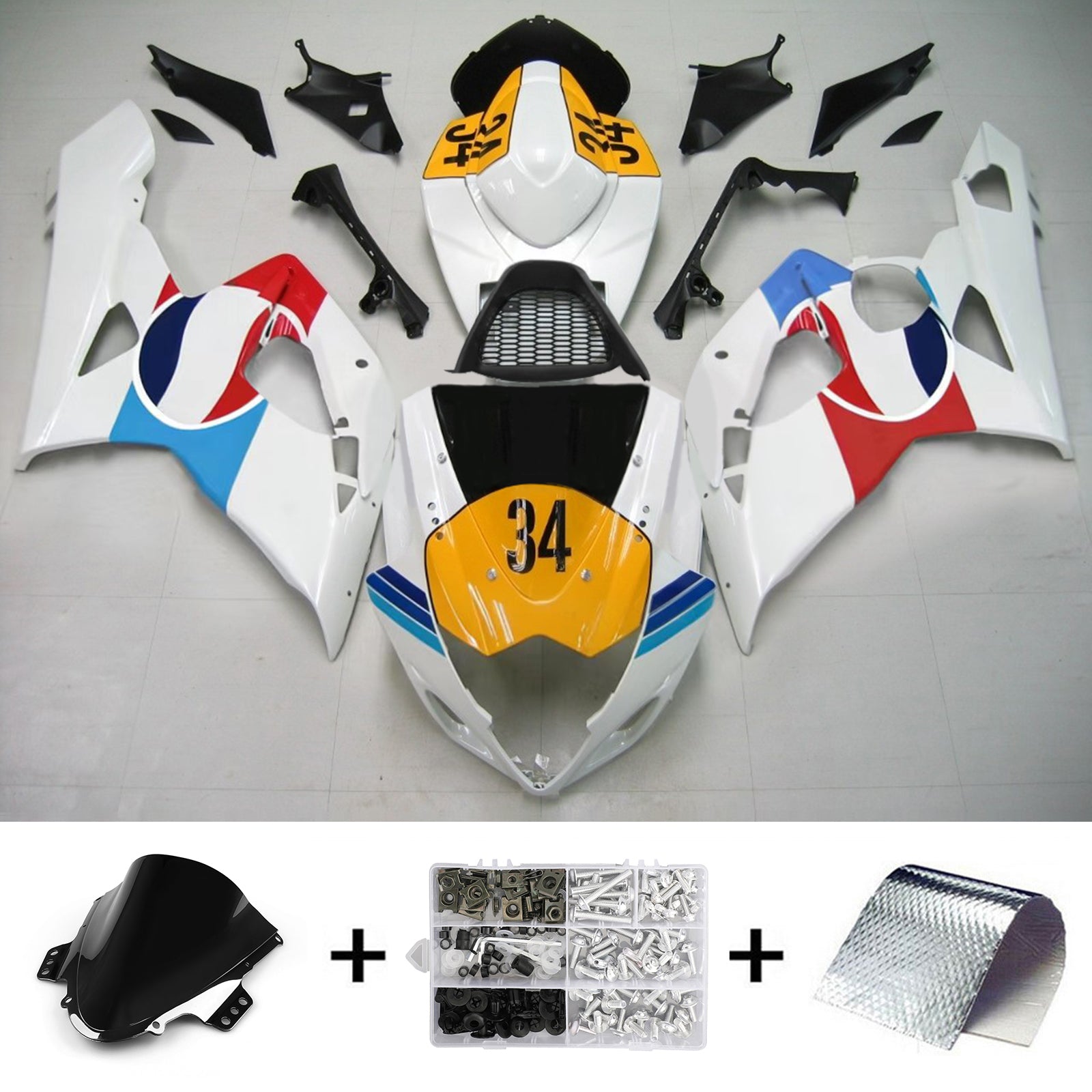 Kit carena Amotopart Suzuki GSXR1000 2005-2006