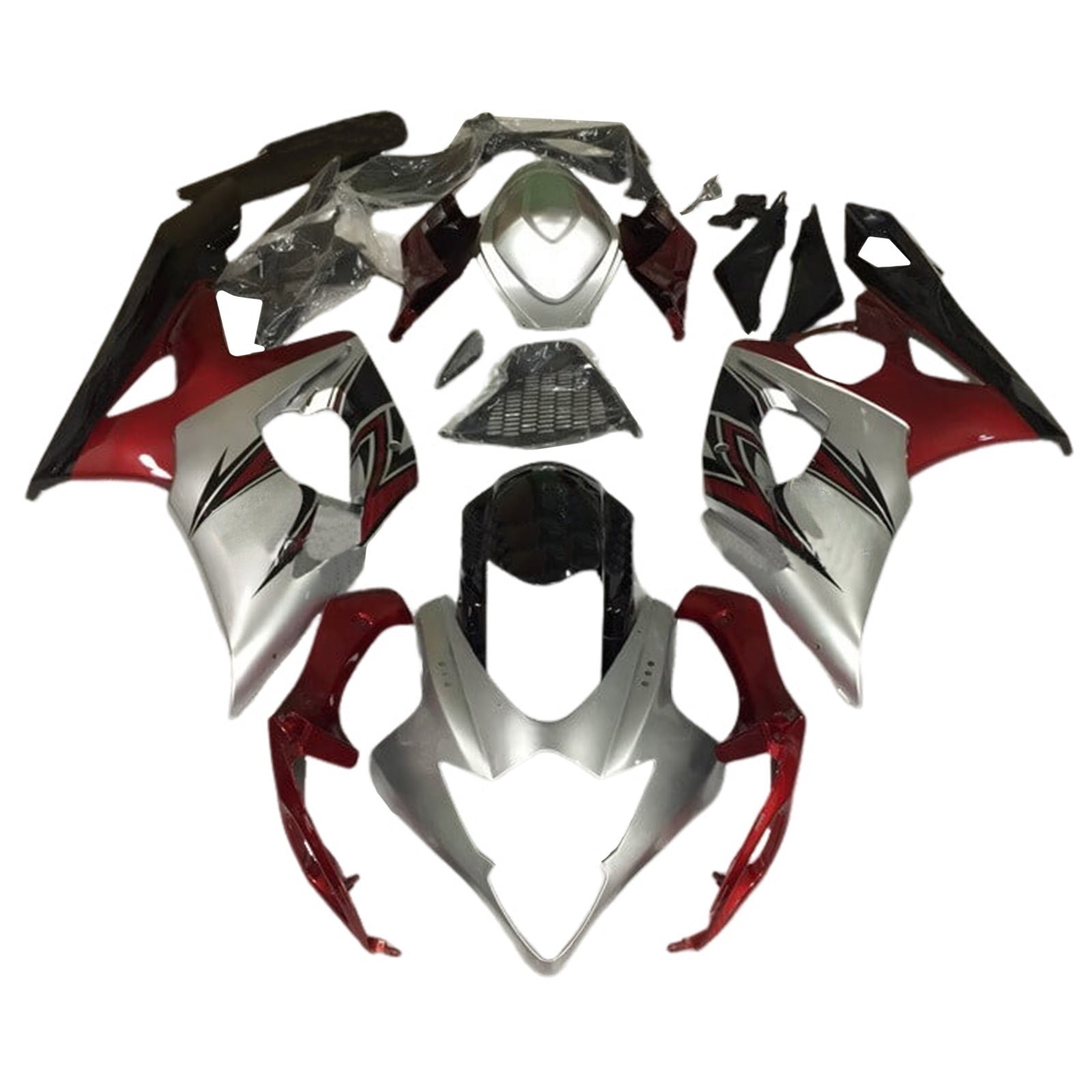 Amotopart Suzuki GSXR1000 2005-2006 K5 ABS muovinen korin suojasarja