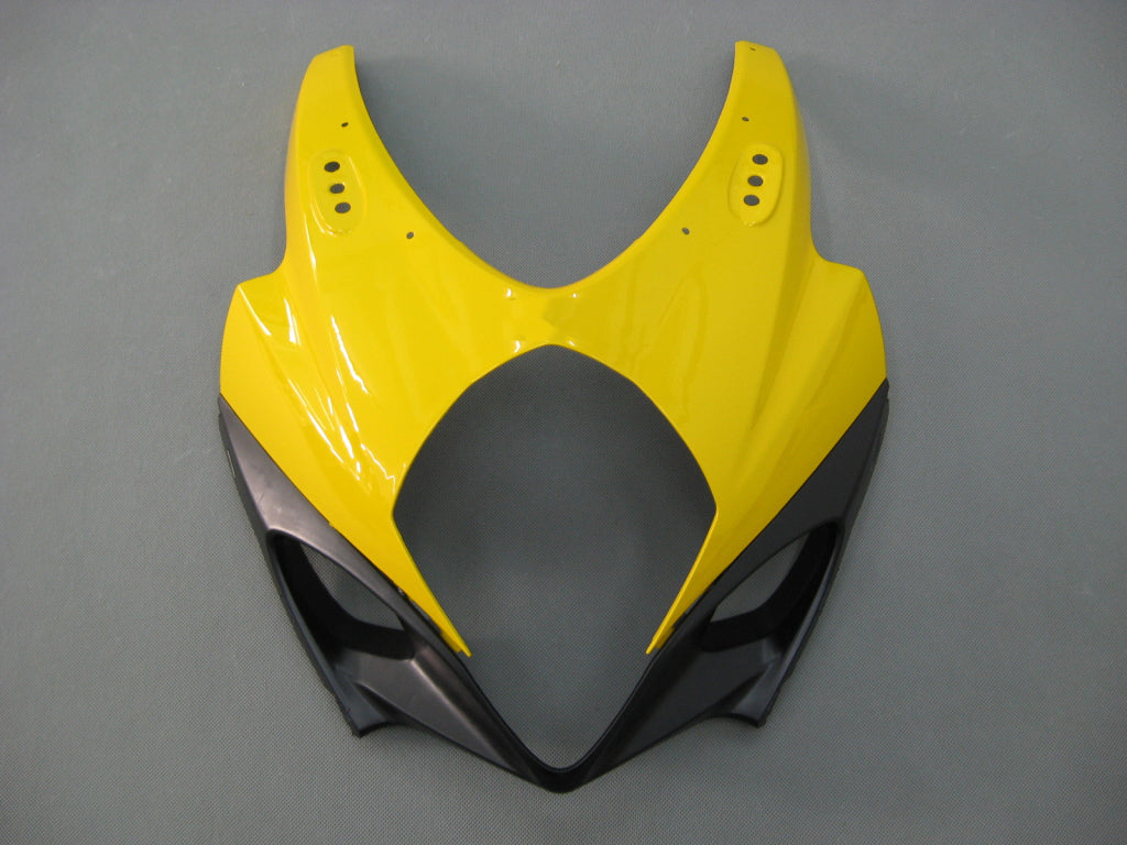 Carénages Amotopart 2007-2008 Suzuki GSXR 1000 Jaune & Argent GSXR Generic