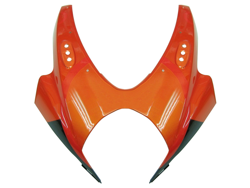 Amotopart Carénages 2007-2008 Suzuki GSXR 1000 Orange Métallique & Noir Jordan Generic