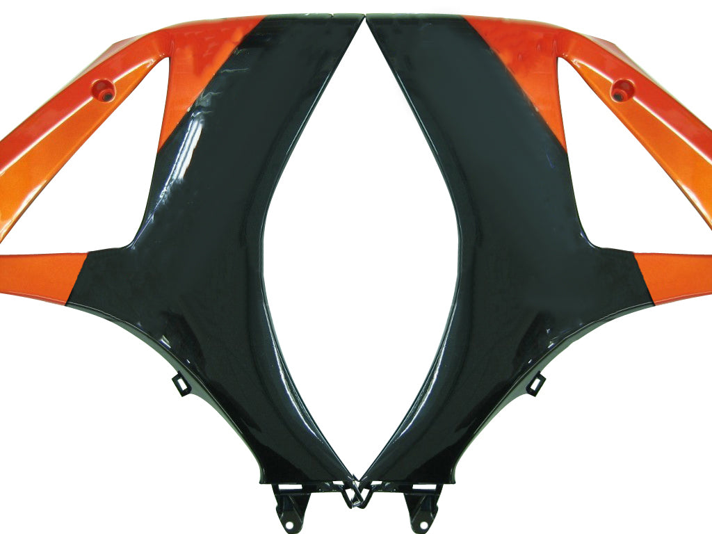 Amotopart Carénages 2007-2008 Suzuki GSXR 1000 Orange Métallique & Noir Jordan Generic