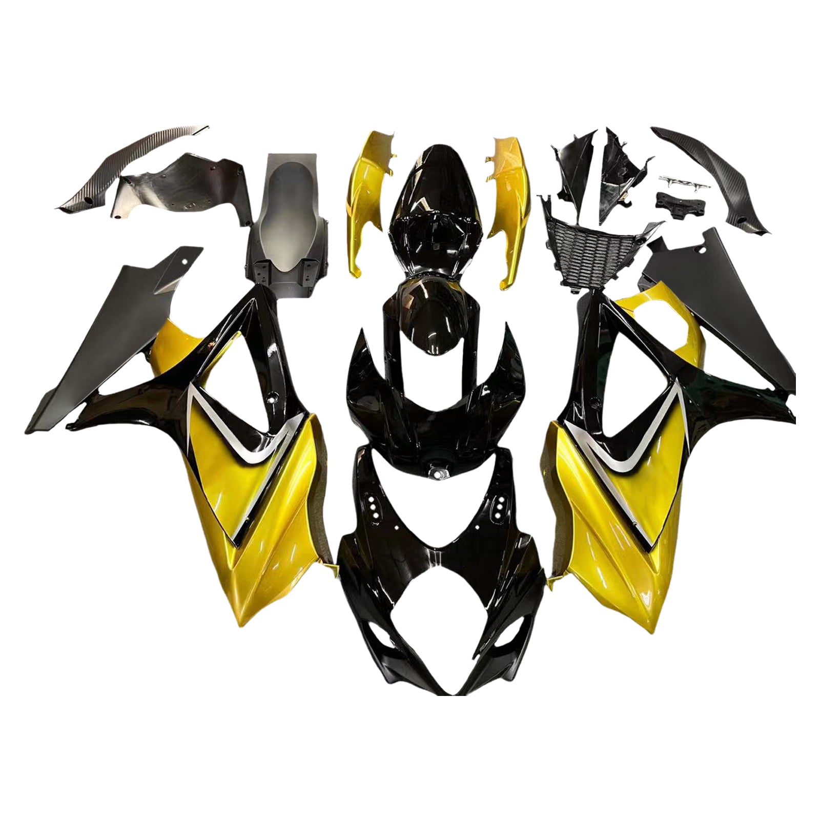 Amotopart Suzuki GSXR1000 2007-2008 Kit Carrosserie plastični abs