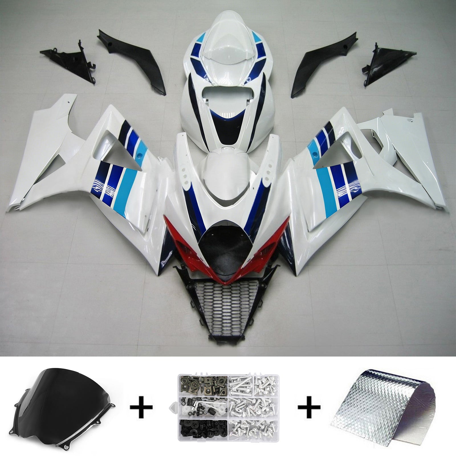 Kit de carénage Amotopart Suzuki GSXR1000 2007-2008