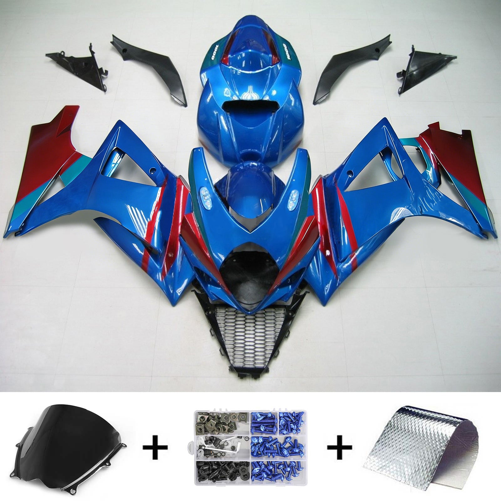 Kit de carénage Amotopart Suzuki GSXR1000 2007-2008