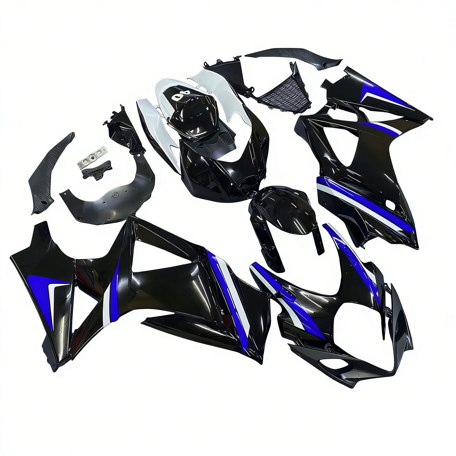 Amotopart Suzuki GSXR1000 2007-2008 K7 Kit de Farerage Corrosserie Plastic Abs