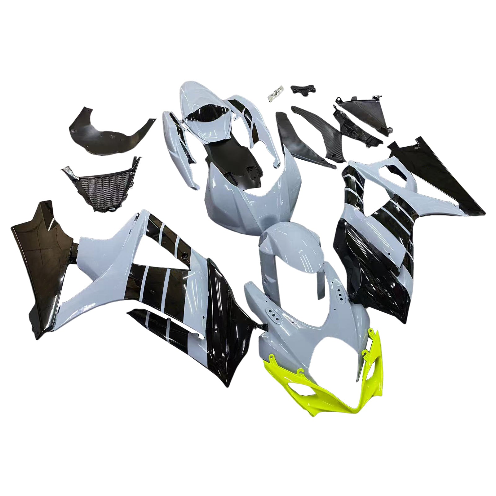 Amotopart Suzuki GSXR1000 2007-2008 K7 Kit de Faremanage Corrosserie plastični abs