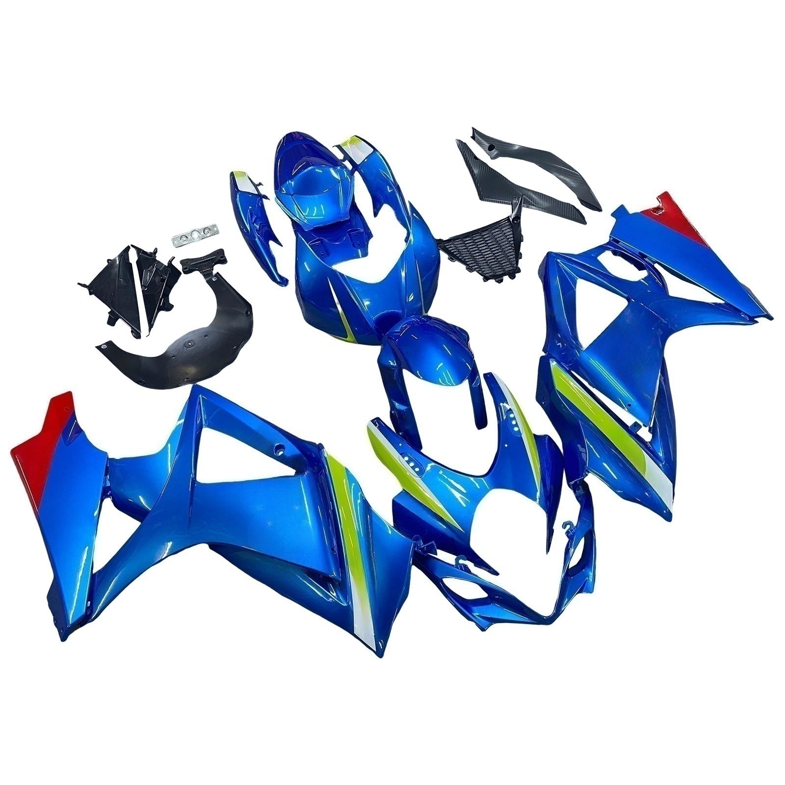 Amotopart Suzuki GSXR1000 2007-2008 K7 Kit de carénage carrosserie plastique ABS