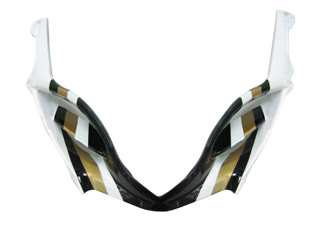 Carénages Amotopart 2009-2016 Suzuki GSXR 1000 Blanc Noir Or Lucky Strike Generic