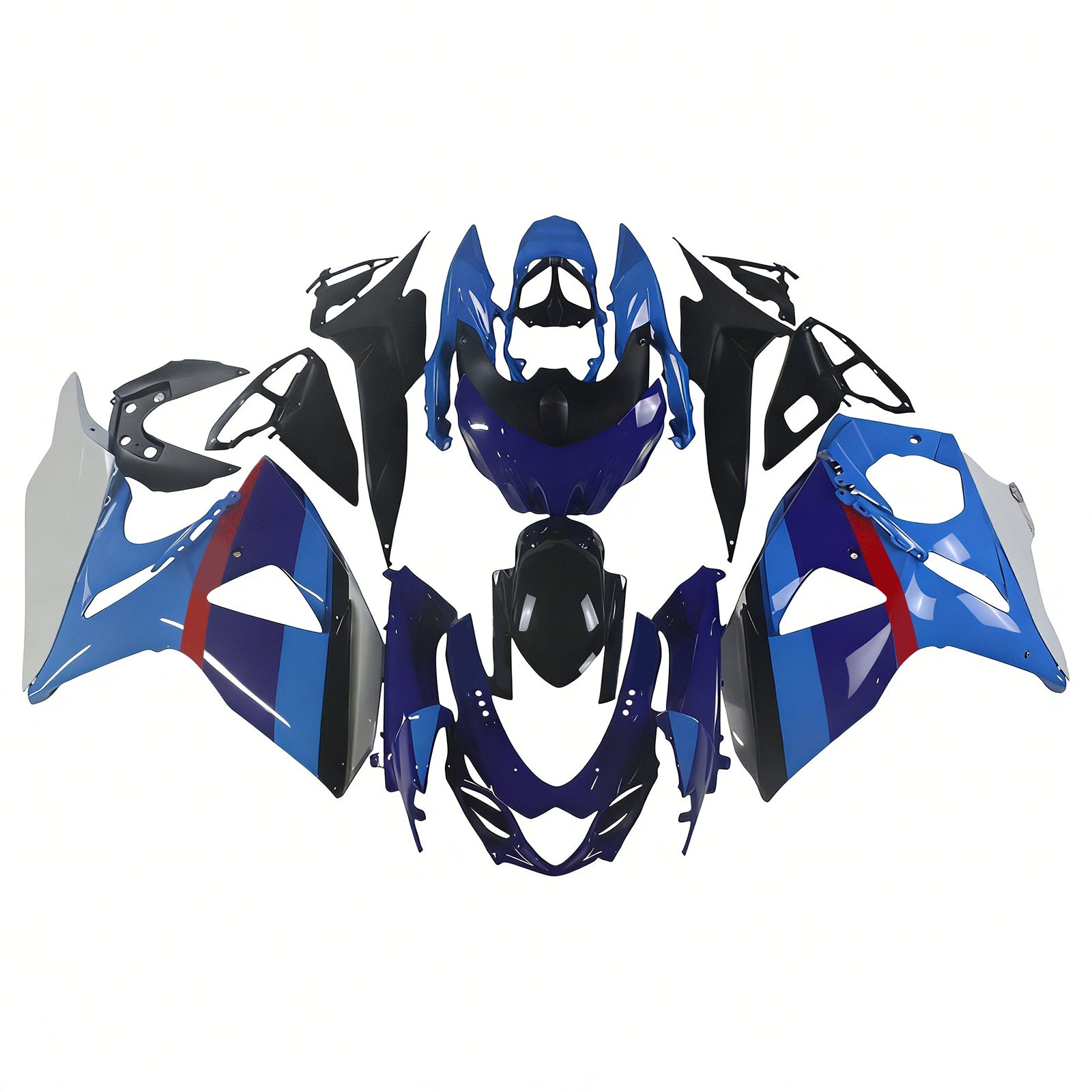 Carene Amotopart 2009-2016 Suzuki GSXR 1000 Blu Rockstar Generico