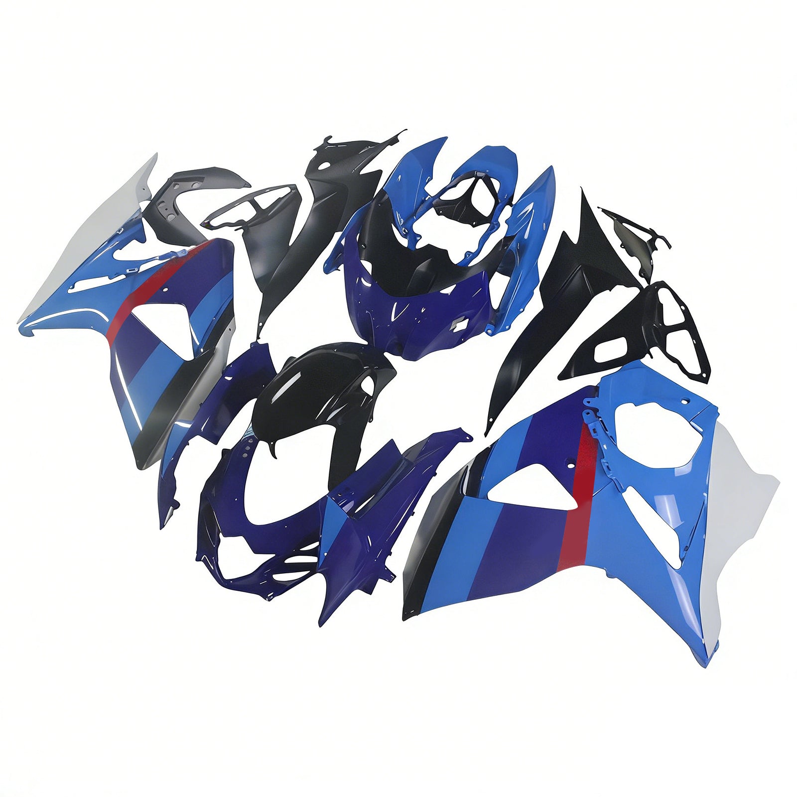 Carene Amotopart 2009-2016 Suzuki GSXR 1000 Blu Rockstar Generico